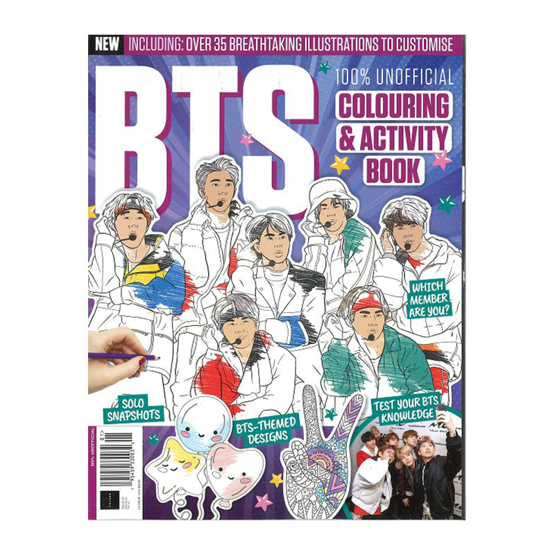 BZ BTS Colouring Activity Book