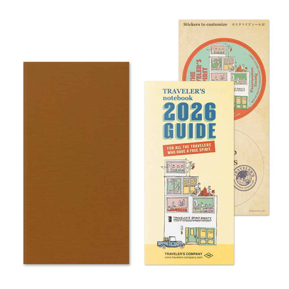 TRAVELERS Notebook 2026 Second Half Weekly Vertical