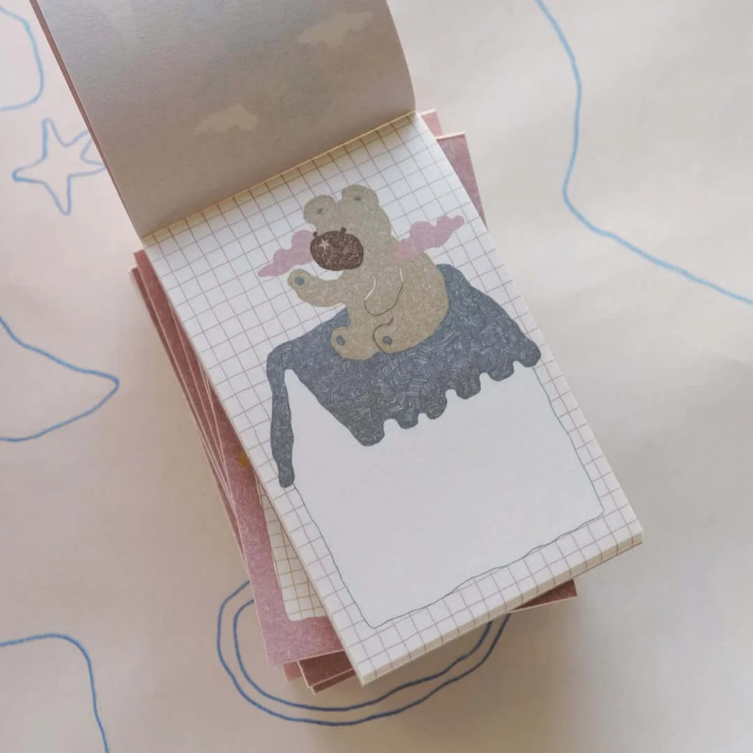 BIGHANDS Memo Pad Rainy Days Have Fun!