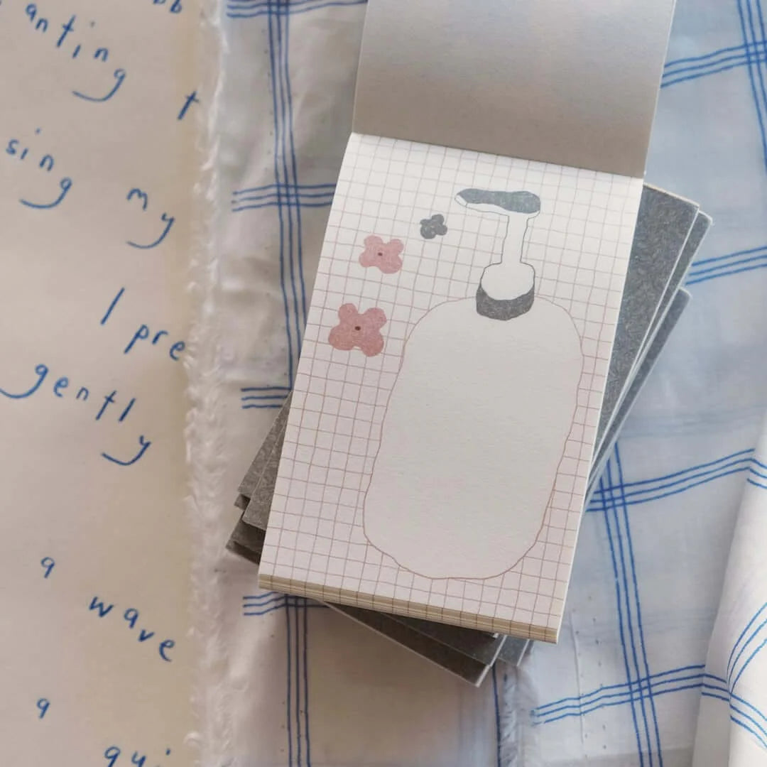 BIGHANDS Memo Pad Rainy Days Lotion