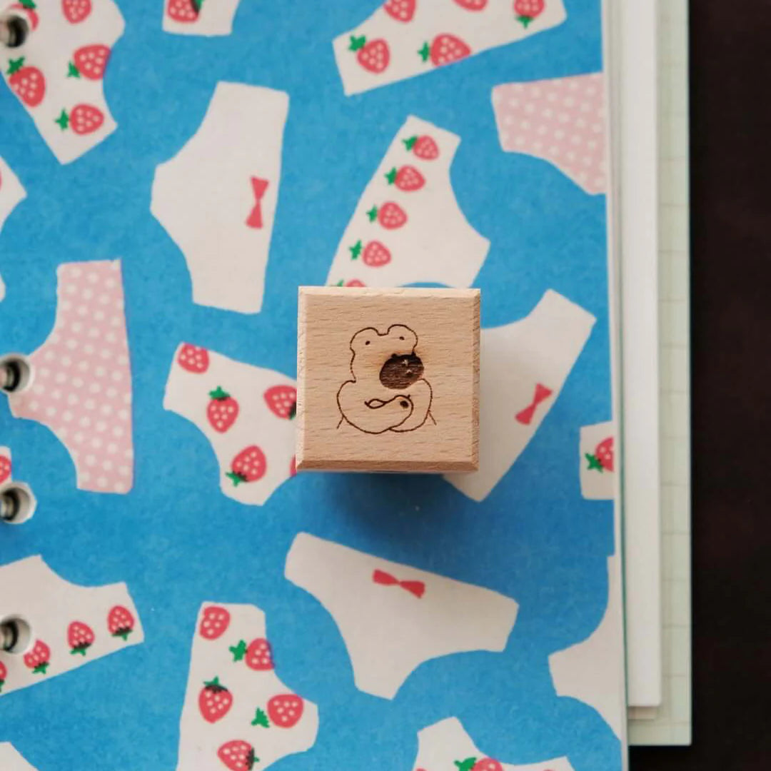 BIGHANDS Rubber Stamp Collection Rainy Days Angry Bear