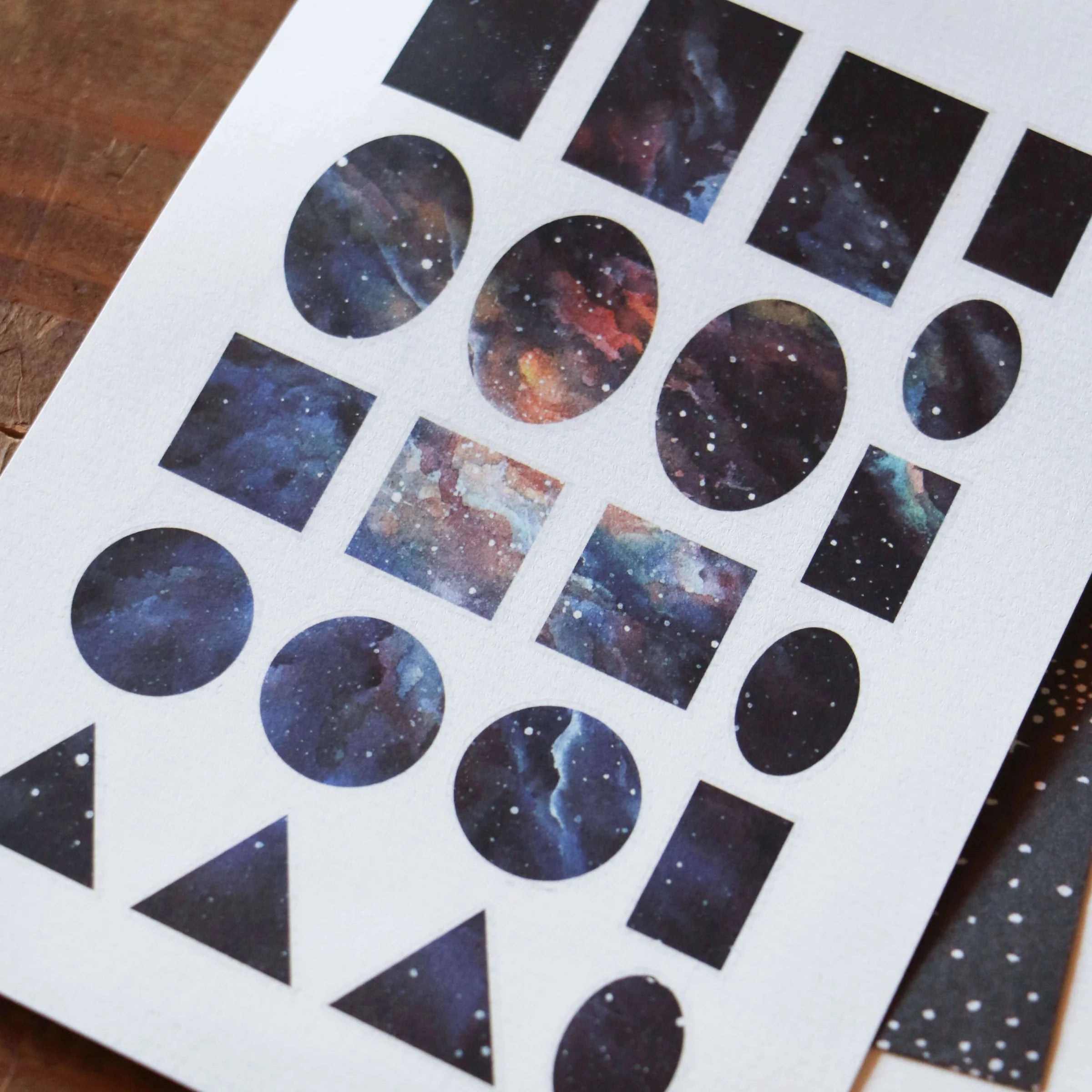 LCN Print-On Stickers Cosmos / Moon Phases / Stardust - Cosmos (Blue)