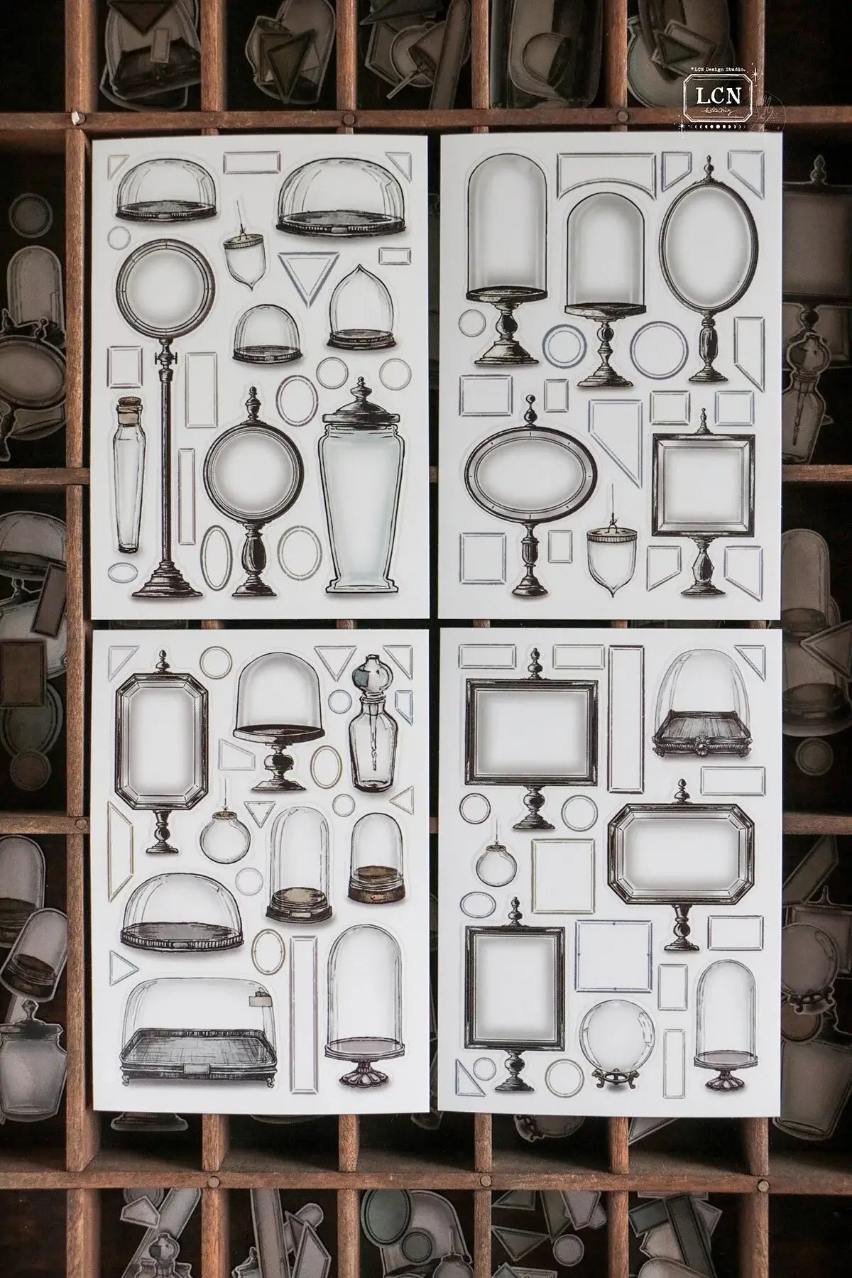 LCN Sticker Set Specimen Display