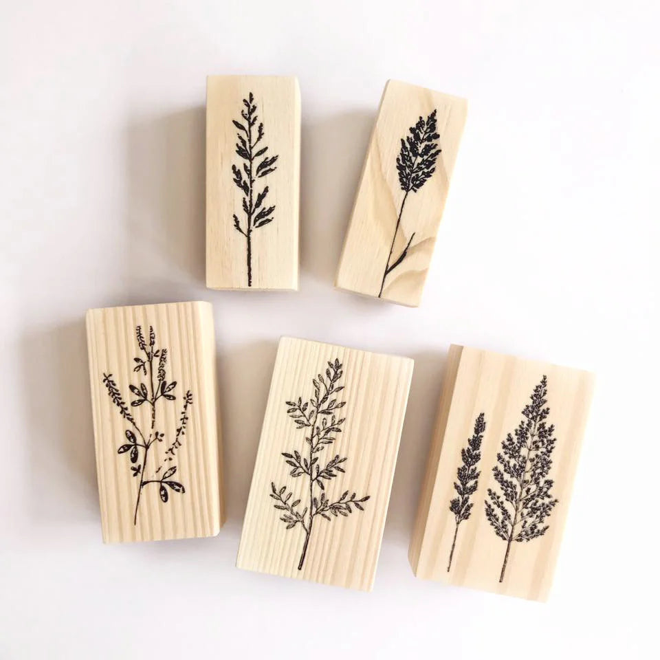 OHS Botanical Rubber Stamp Collection C