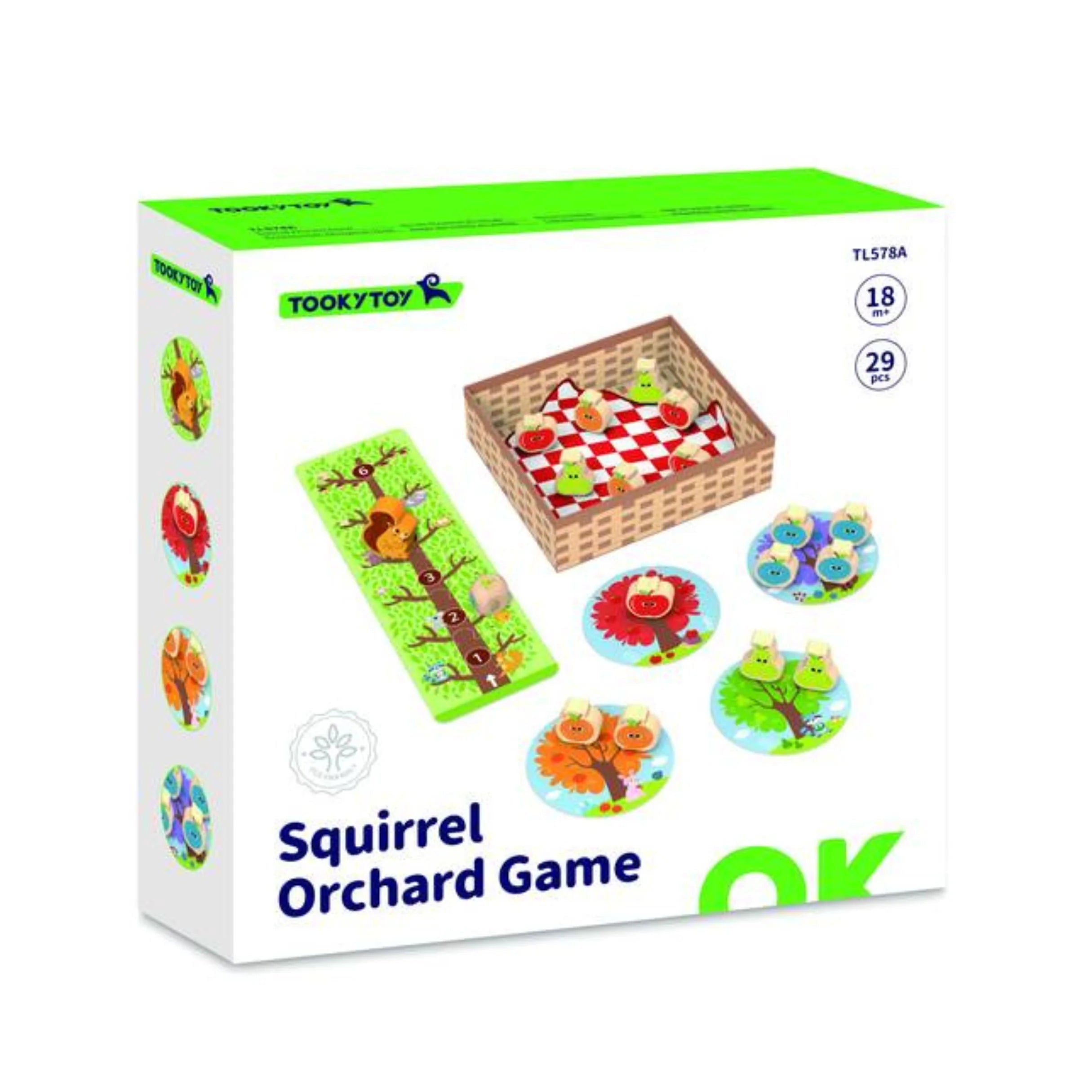 TOOKY TOY Squirrel Orchard Game