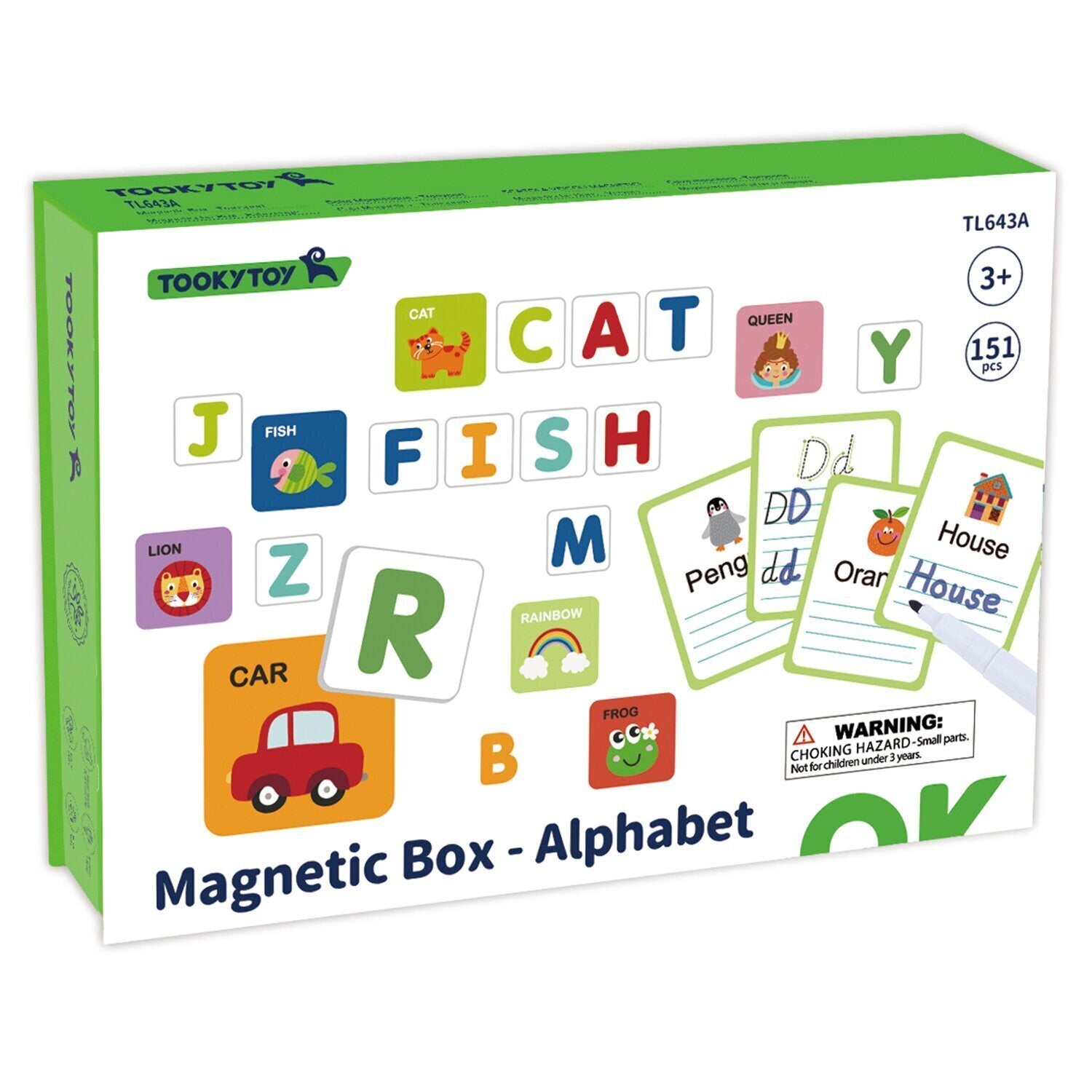 TOOKY TOY Magnetic Box: Alphabet