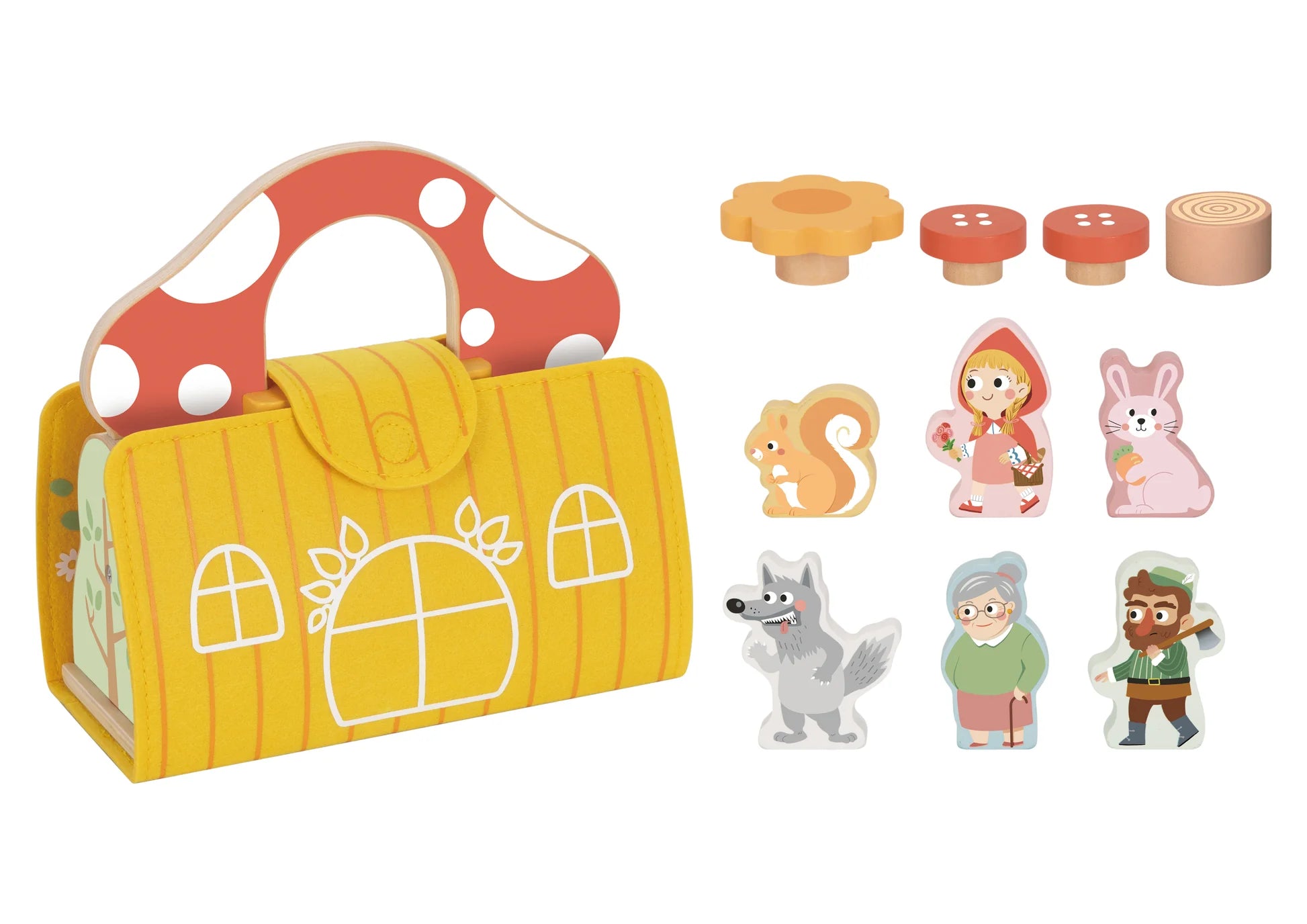 TOOKY TOY Little Red Riding Hood Set