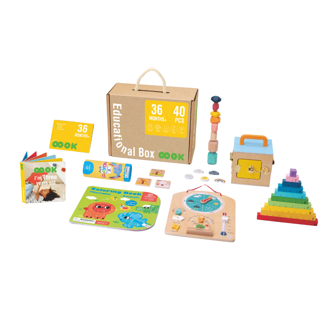 TOOKY TOY 36+ Month Educational Box