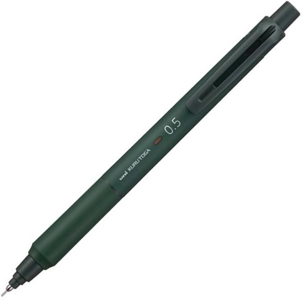 UNI Kurutoga Mechanical Pencil (Solid) 0.5mm Shadow Green