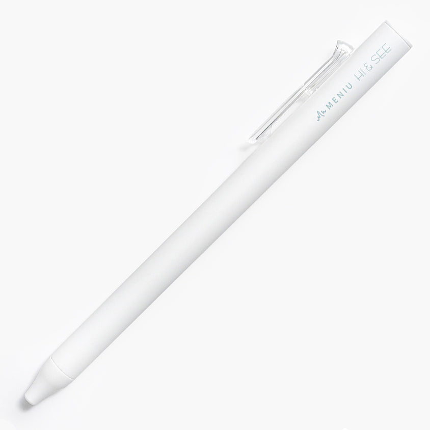 MENIU Gel Pen 0.5mm Hi & See Cat White