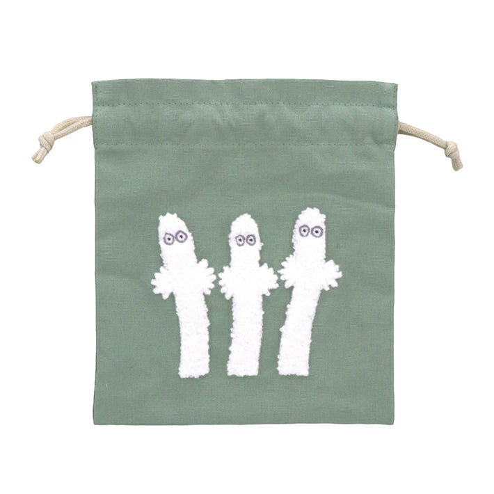 SUN-STAR Embroidered Pouch Moomin MU23AW Green