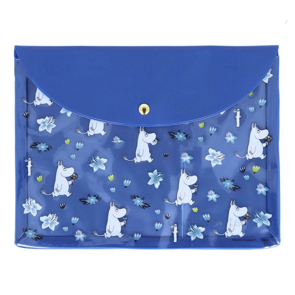 SUN-STAR Flat Pocket File A5 Moomin MU23AW Blue