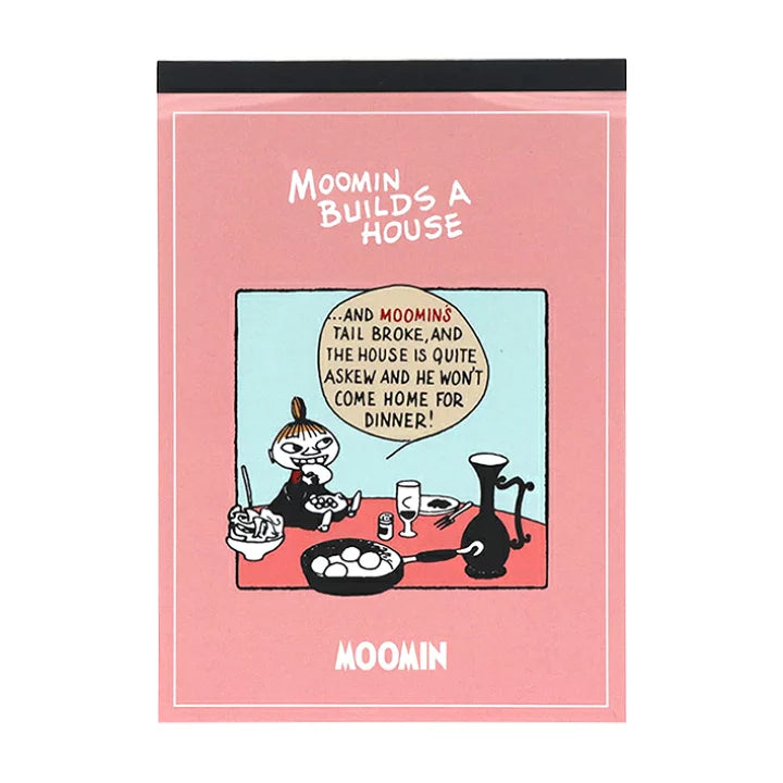 SUN-STAR Memo Pad A6 Moomin Pink