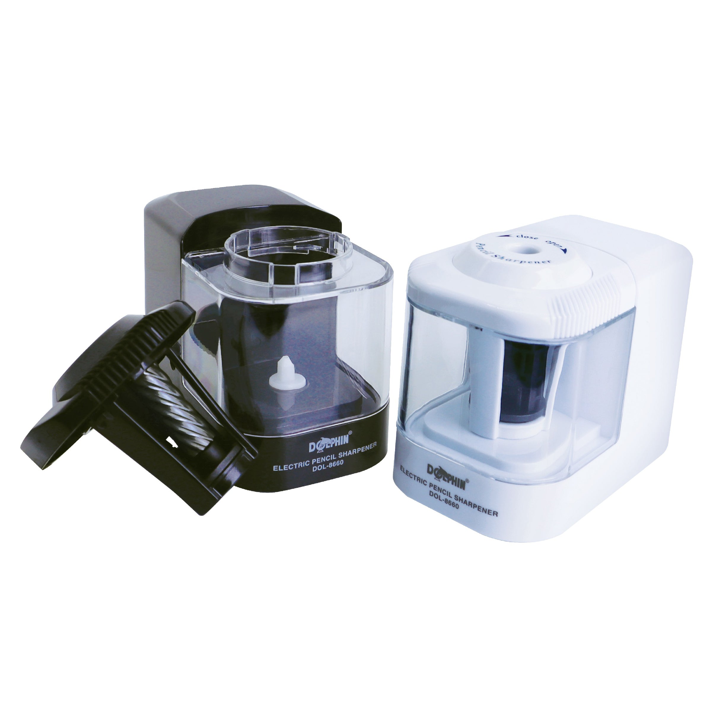 DOLPHIN Electric USB/Battery Pencil Sharpener DOL-8660 Assorted
