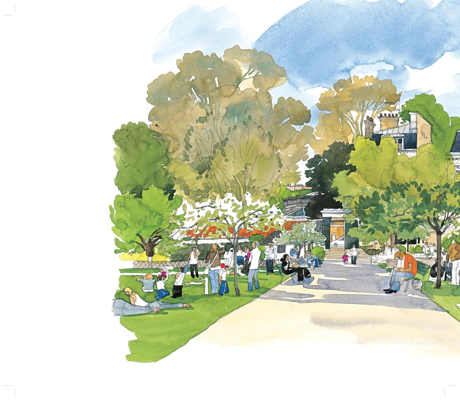 Garden Of Paris Sketchbook by Jean-Pierre Le Dantec
