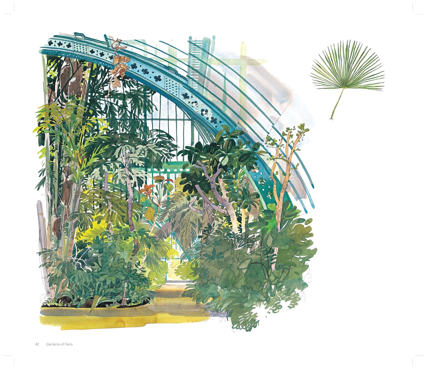 Garden Of Paris Sketchbook by Jean-Pierre Le Dantec