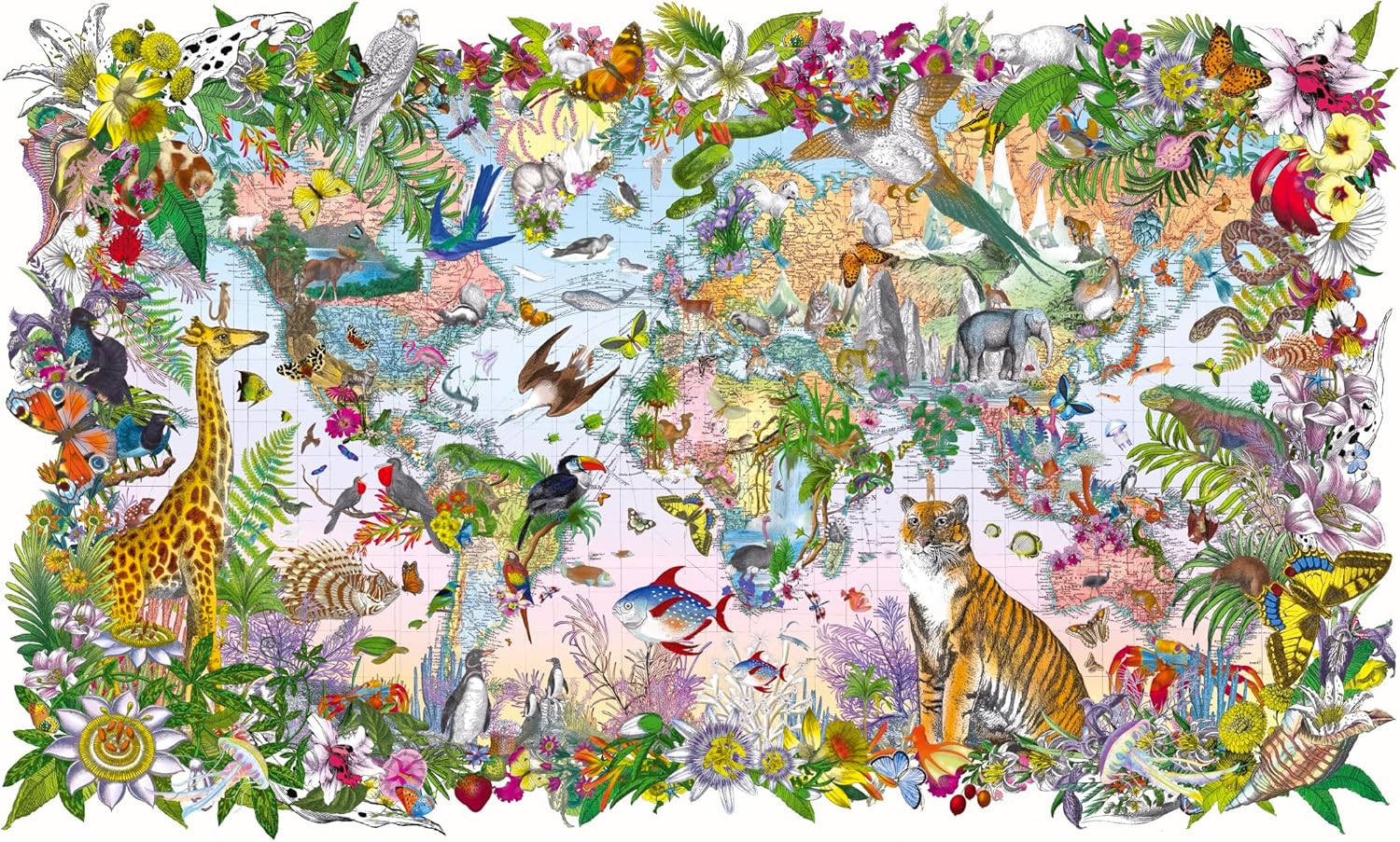 Fantastical Safari: 1000-Piece Jigsaw Puzzle