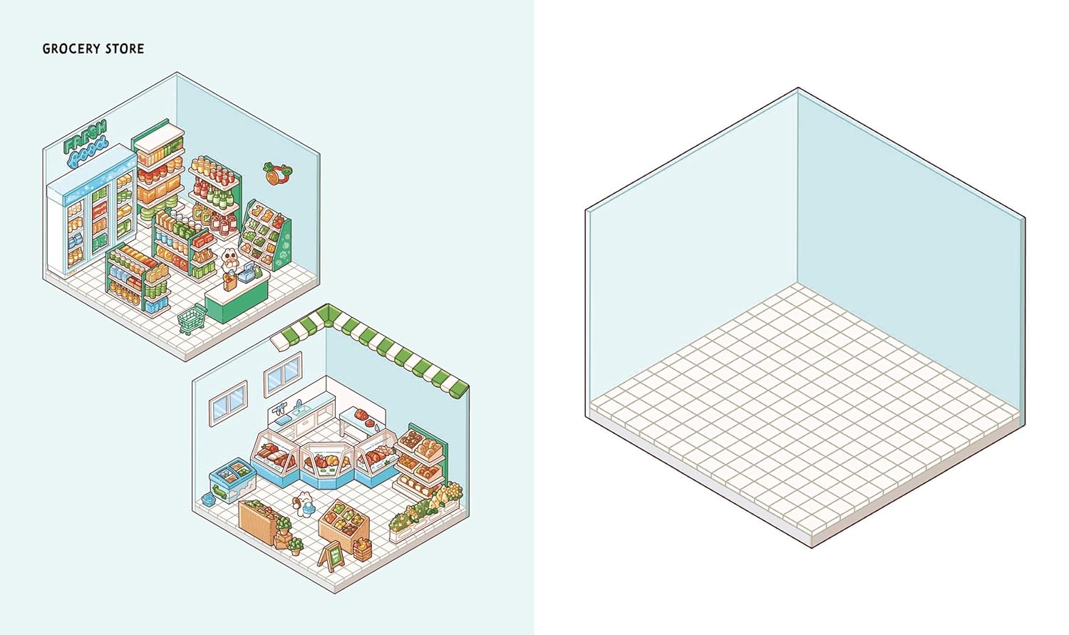 Cute 'N' Cozy Sticker Therapy: Make Your Own Adorable Room Sets! by Zenny Abanales