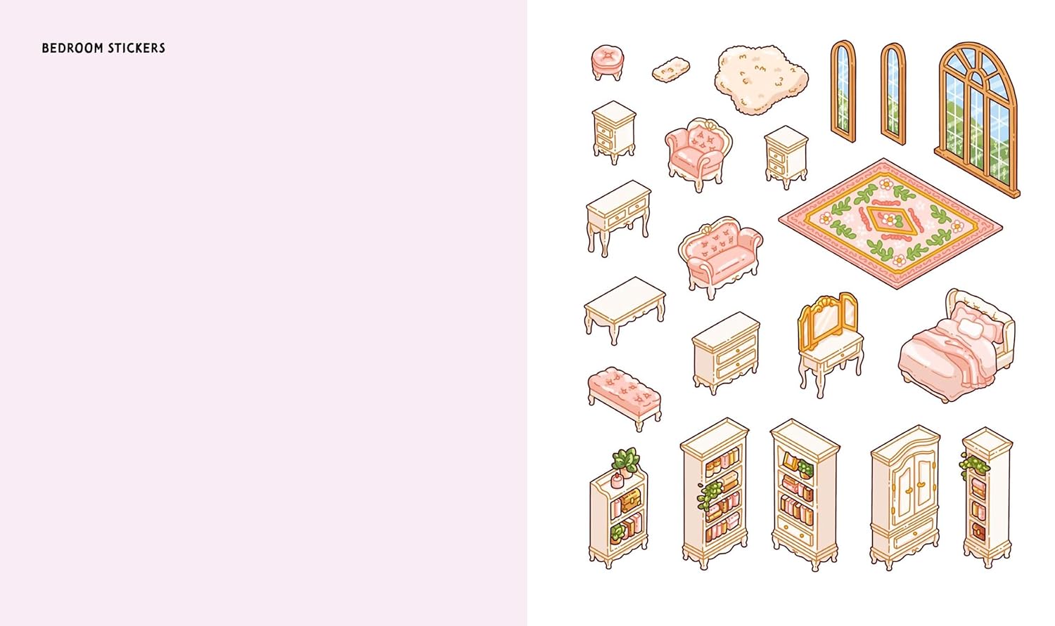 Cute 'N' Cozy Sticker Therapy: Make Your Own Adorable Room Sets! by Zenny Abanales