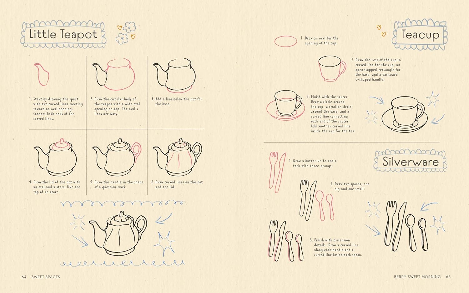 Sweet Spaces: Learn To Doodle The Coziest Corners by Erin Siney