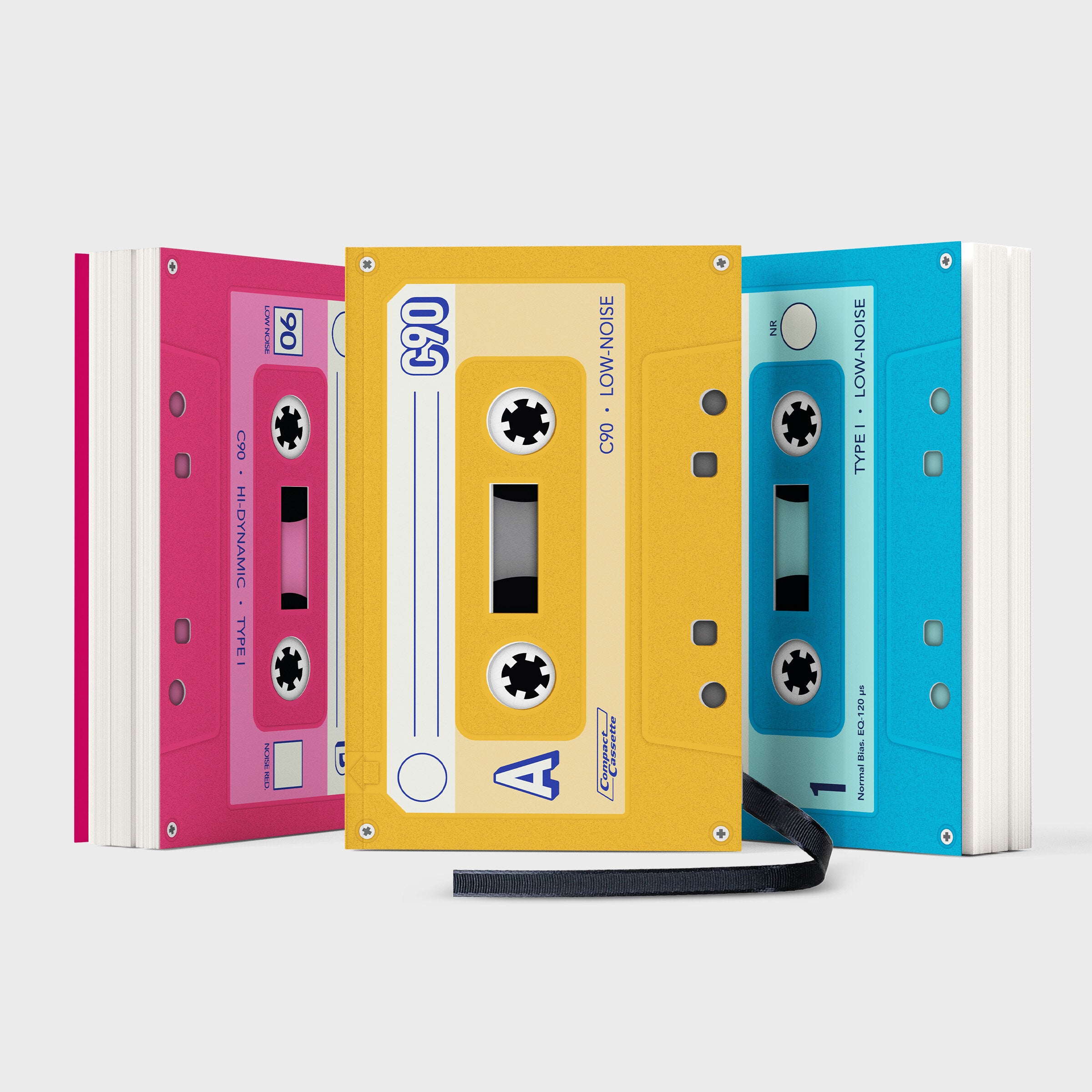SUCK UK Casette Tape Notebooks Set of 3