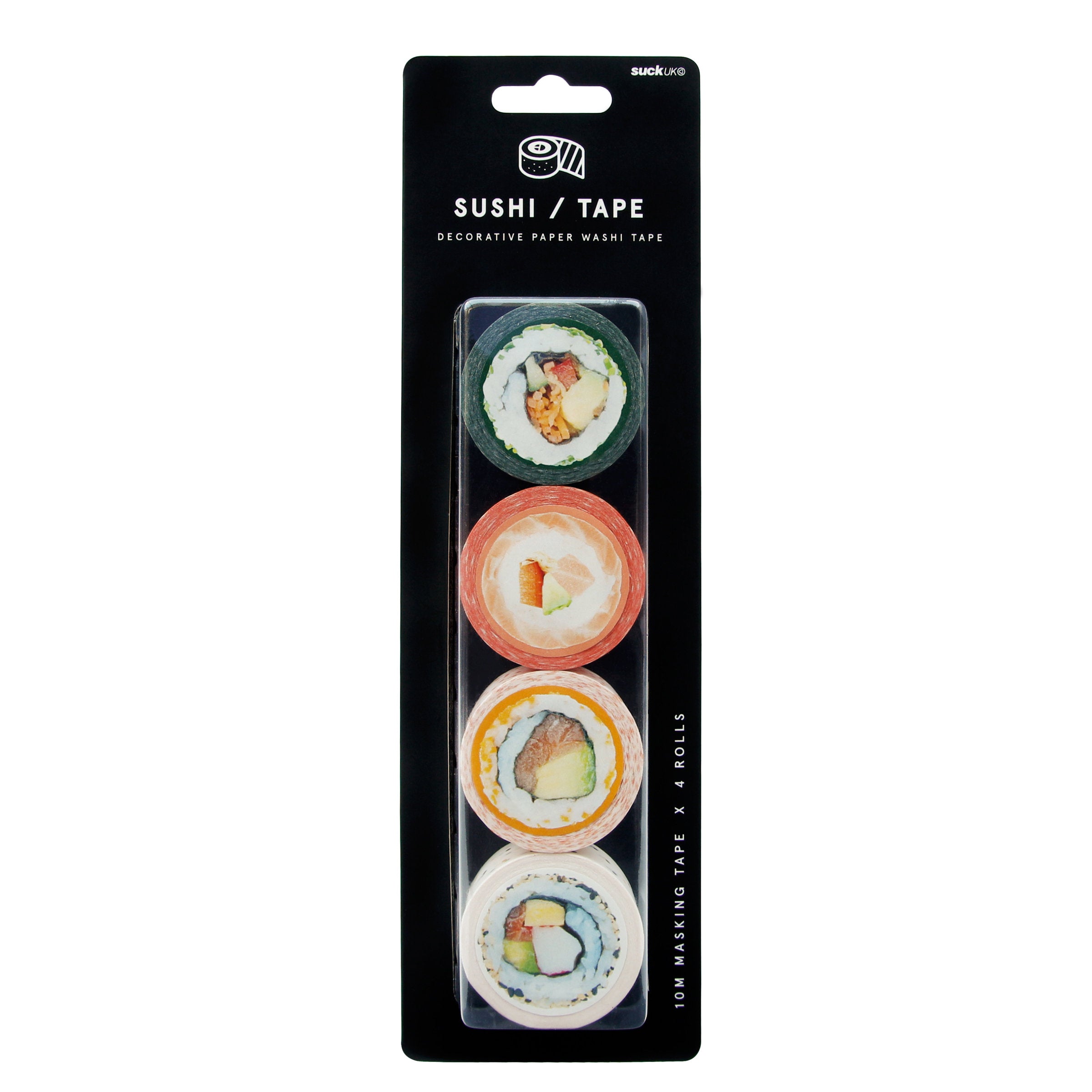 SUCK UK Sushi Washi Tape Set of 4