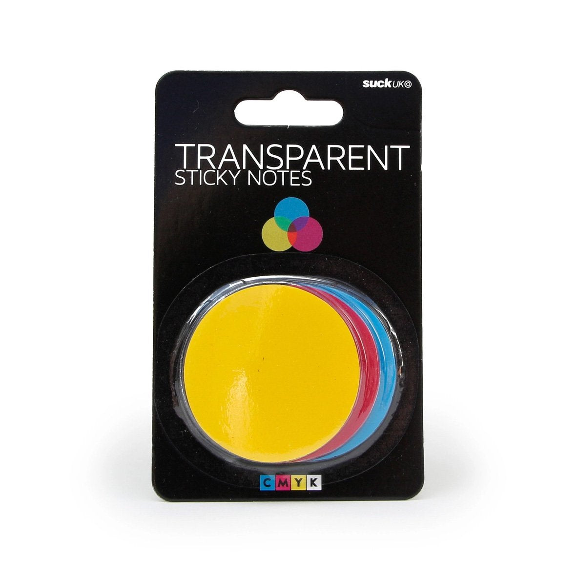 SUCK UK CMYK Transparent Sticky Notes