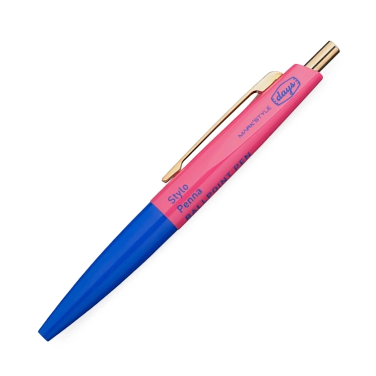 MARK'STYLE Days Mini Ball Ink Pen Blue Pink