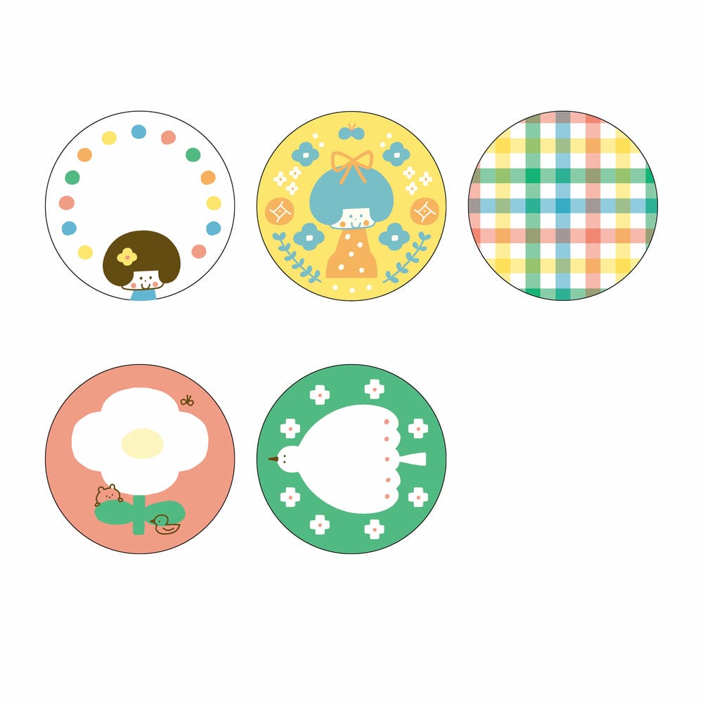 maste Masking Tape Flake Circle Colourful