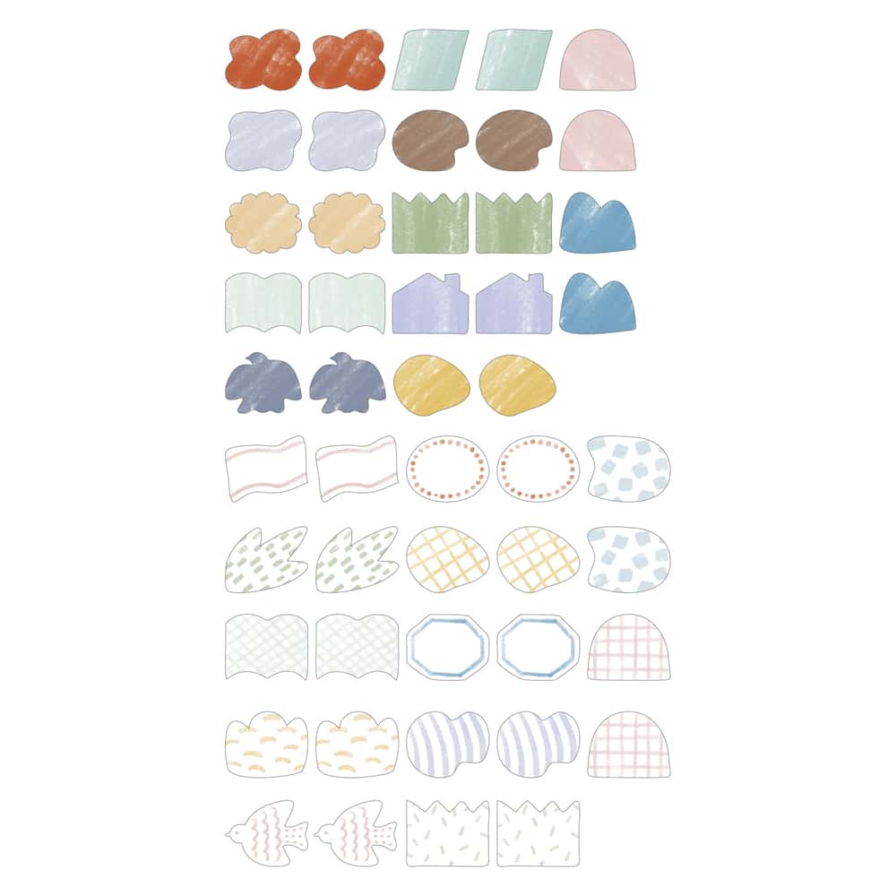 maste Masking Tape Flake Deco Frame