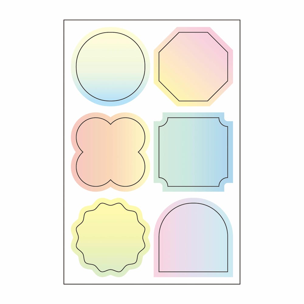 maste Masking Tape Sheets Gradation Motif