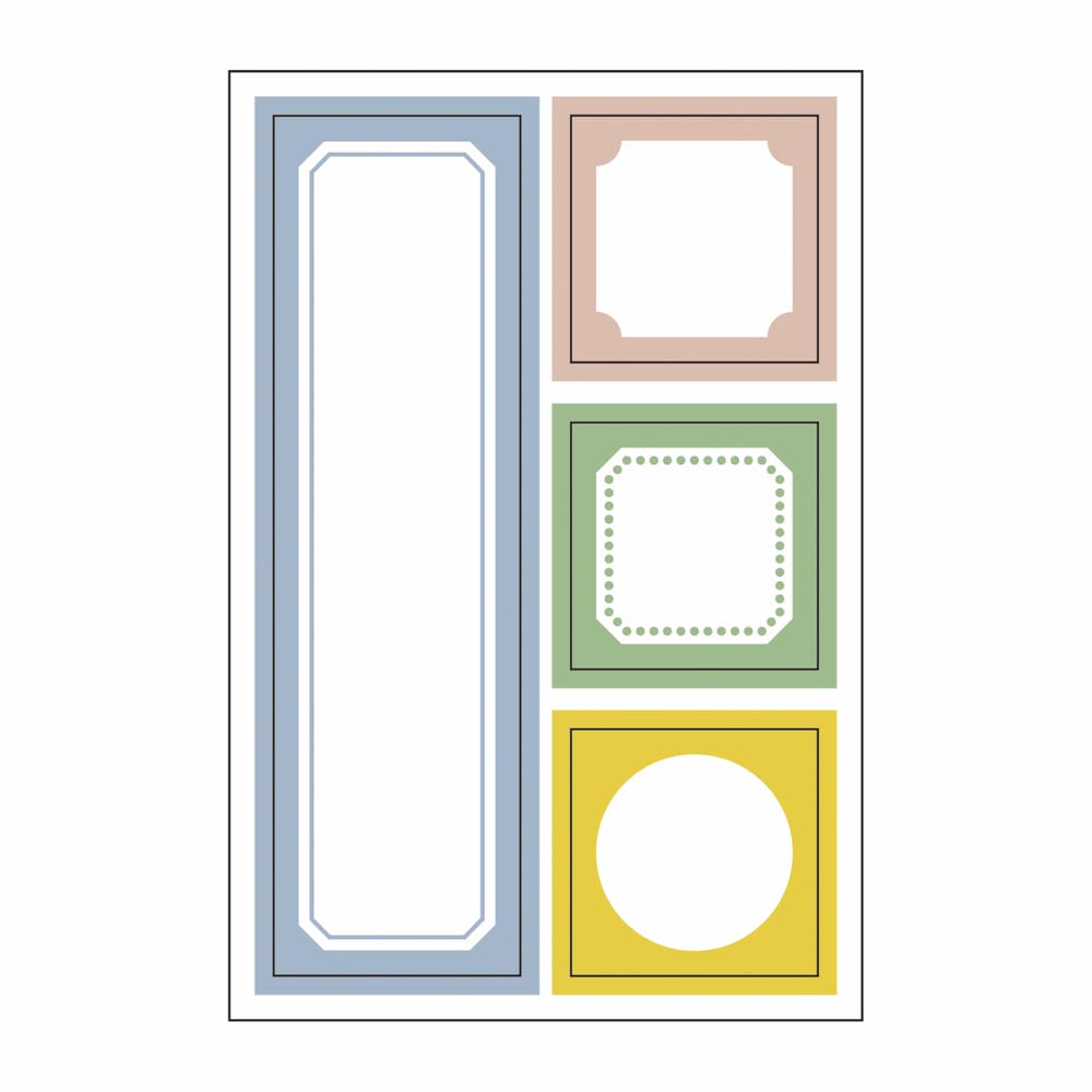 maste Masking Tape Sheets Simple Frame