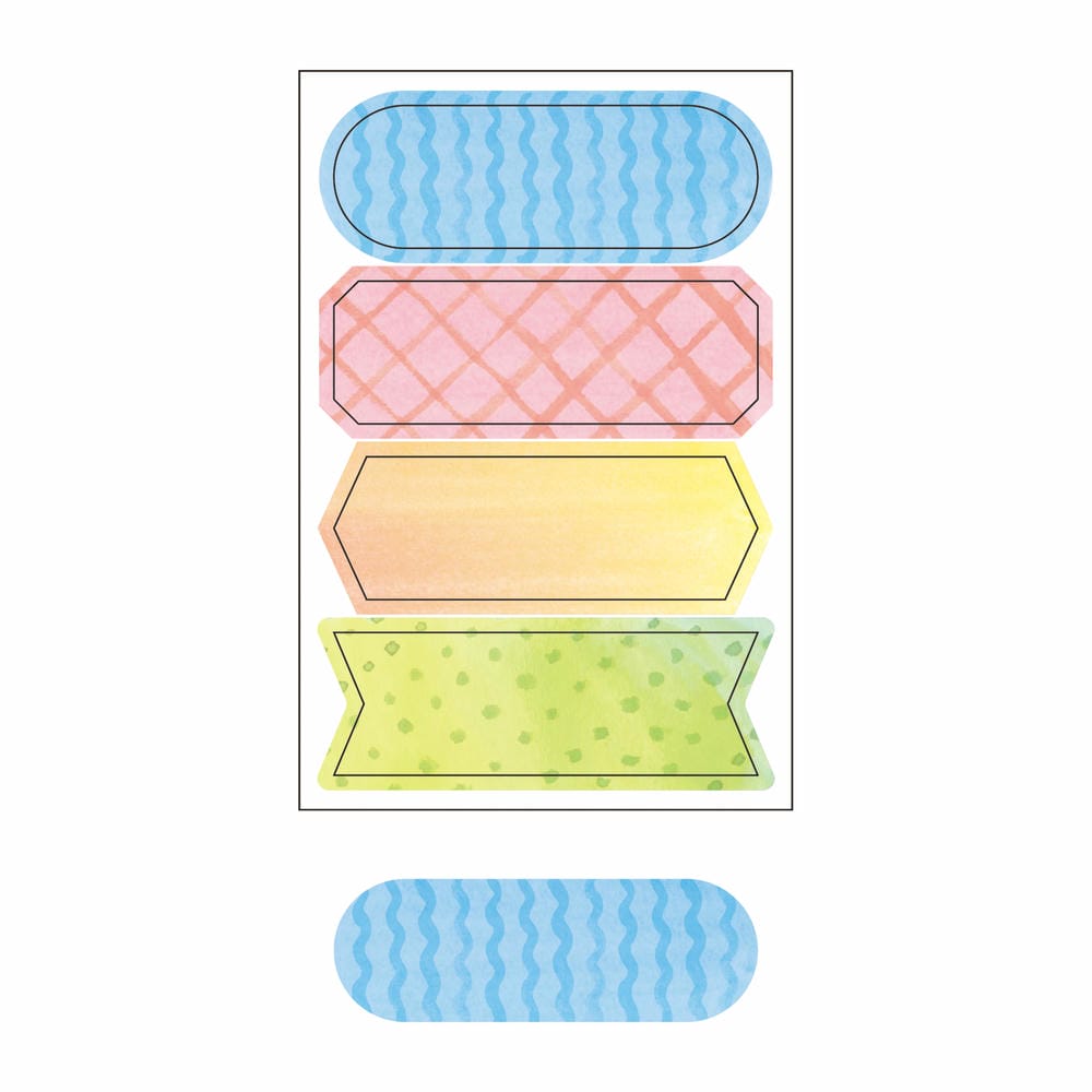 maste Masking Tape Sheets Title Waterpaint