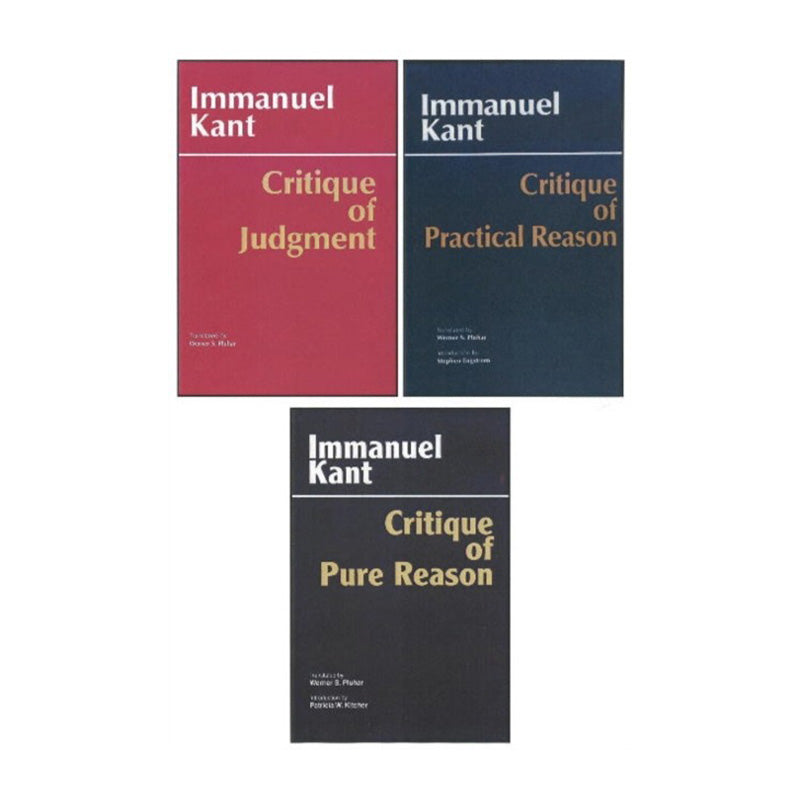 Three Critiques 3-Volume Set by Immanuel Kant