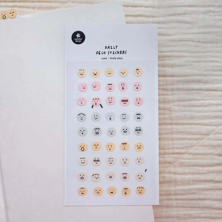 SUATELIER Sticker Lively Days