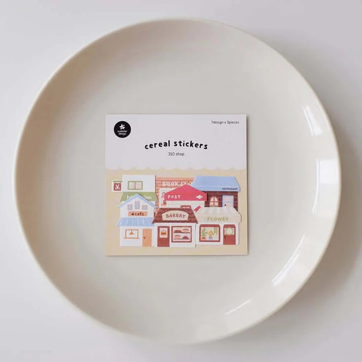 SUATELIER Cereal Stickers shop