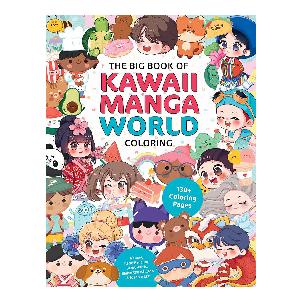 The Big Book of Kawaii Manga World Coloring by Piuuvy
