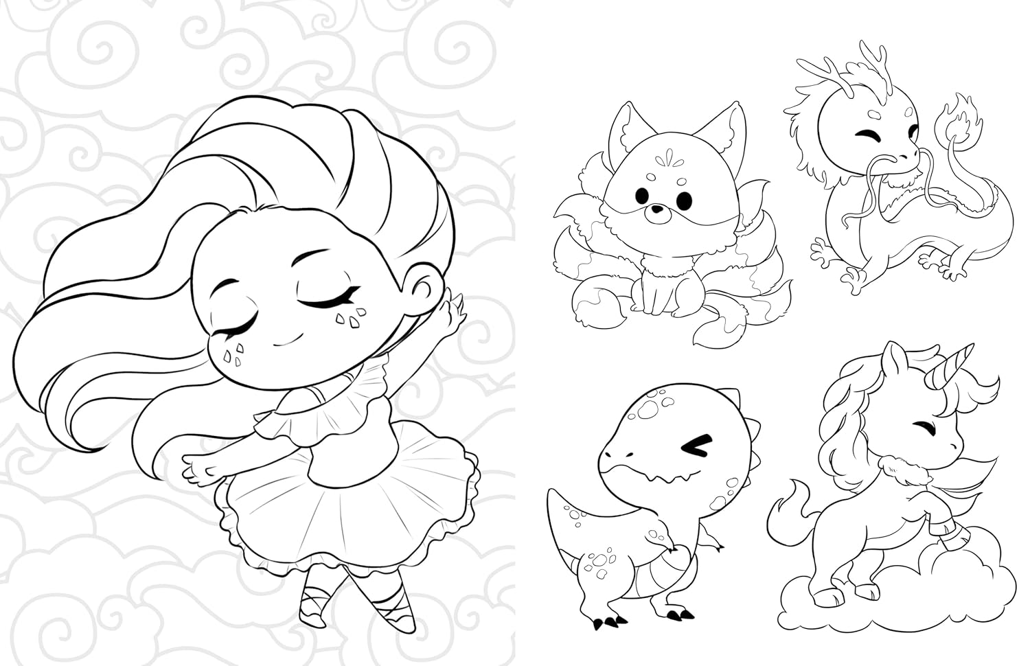 The Big Book of Kawaii Manga World Coloring by Piuuvy