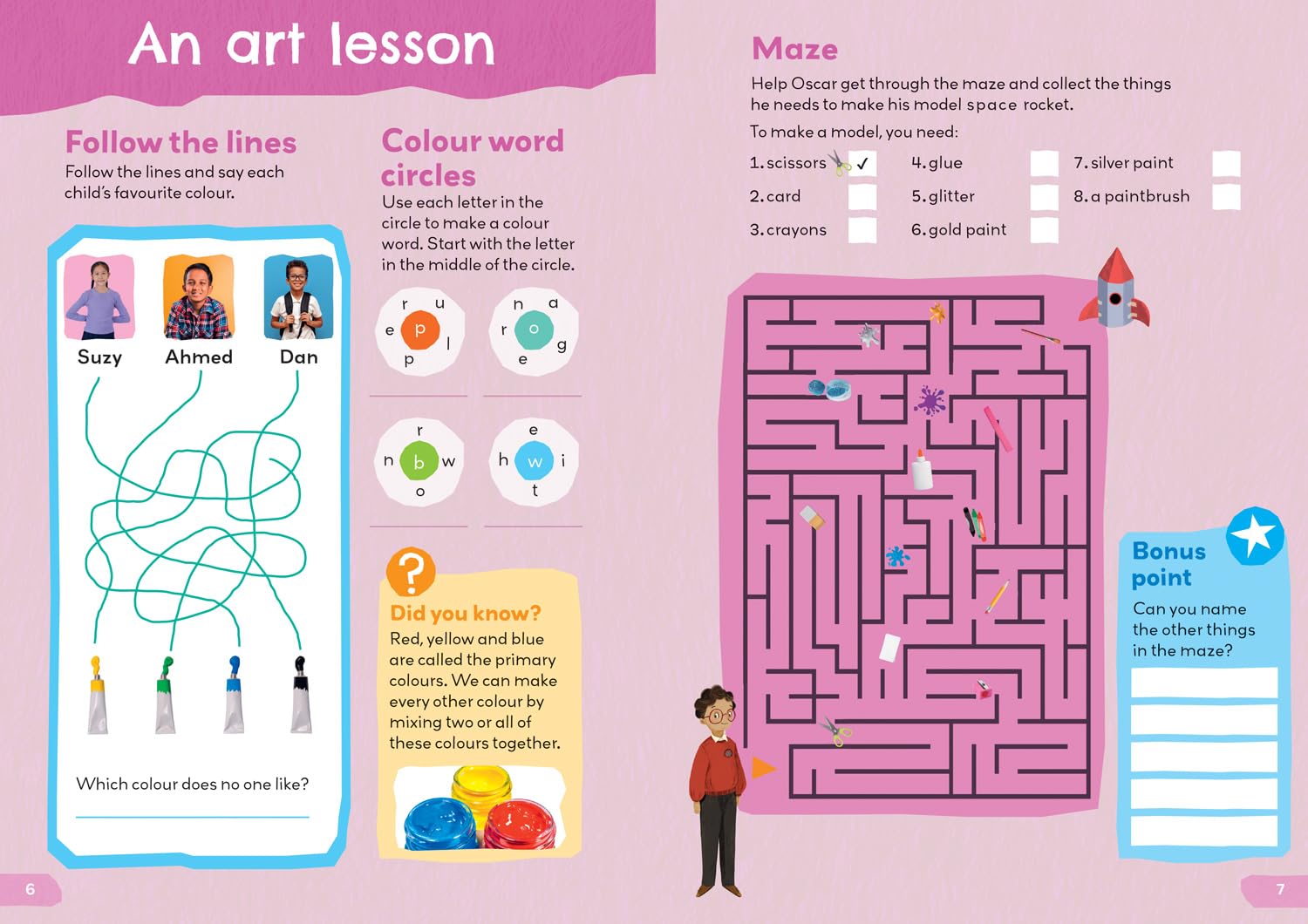 COLLINS 1000 English Words Activity Book 3: At School