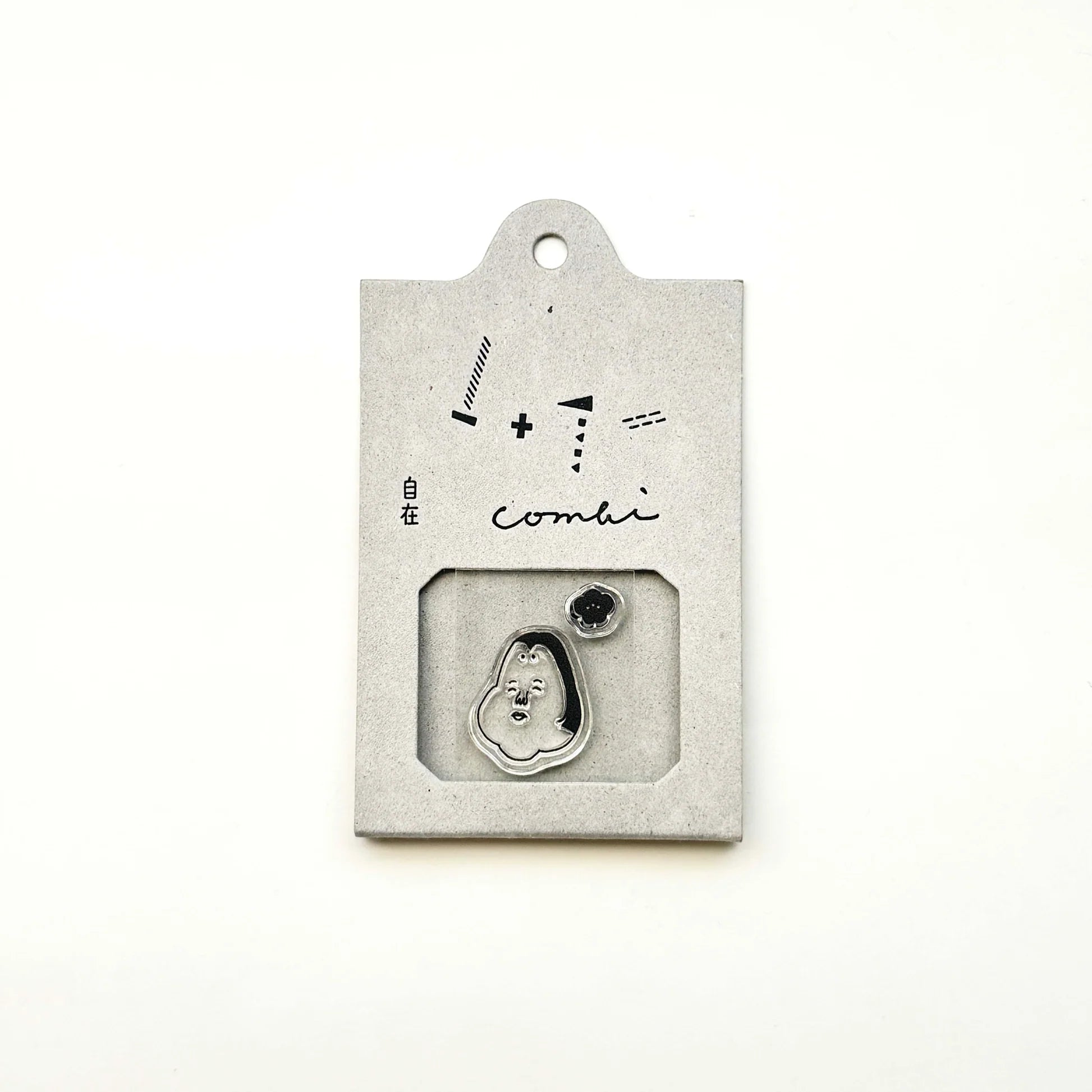 MIZUSHIMA Jizai Clear Stamp Combi Okame