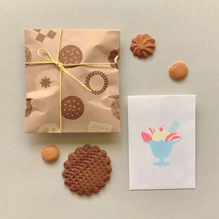 MIZUSHIMA Oyatsu Paper Bag Parfait x Cookies