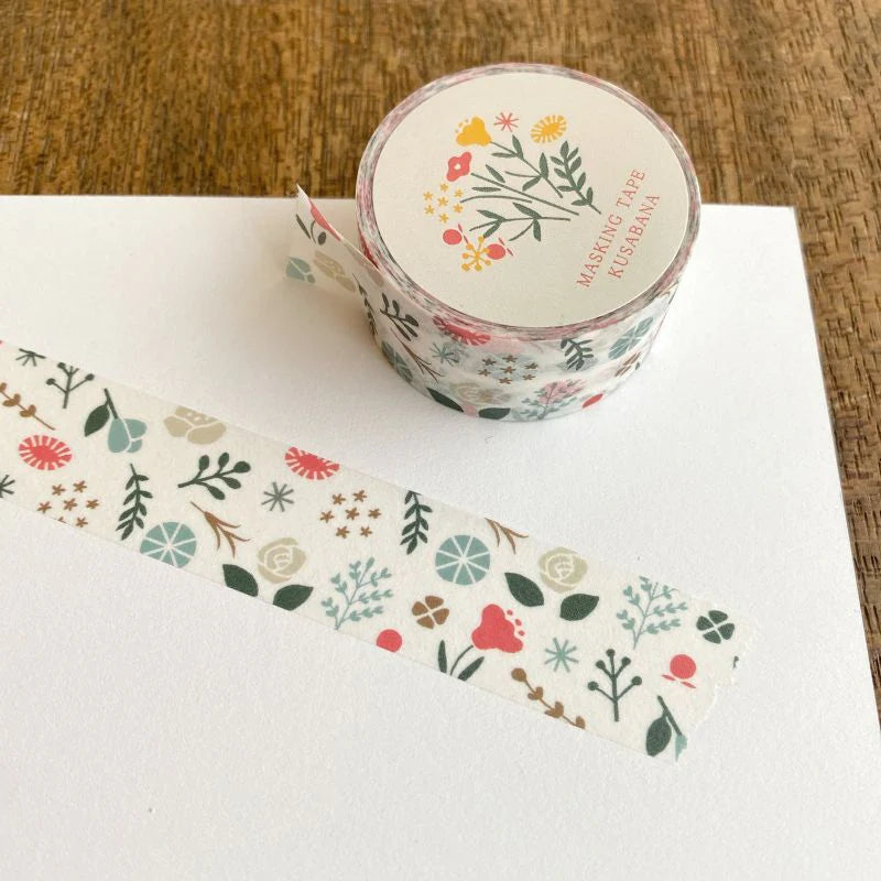 MIZUSHIMA Masking Tape Wild Flower