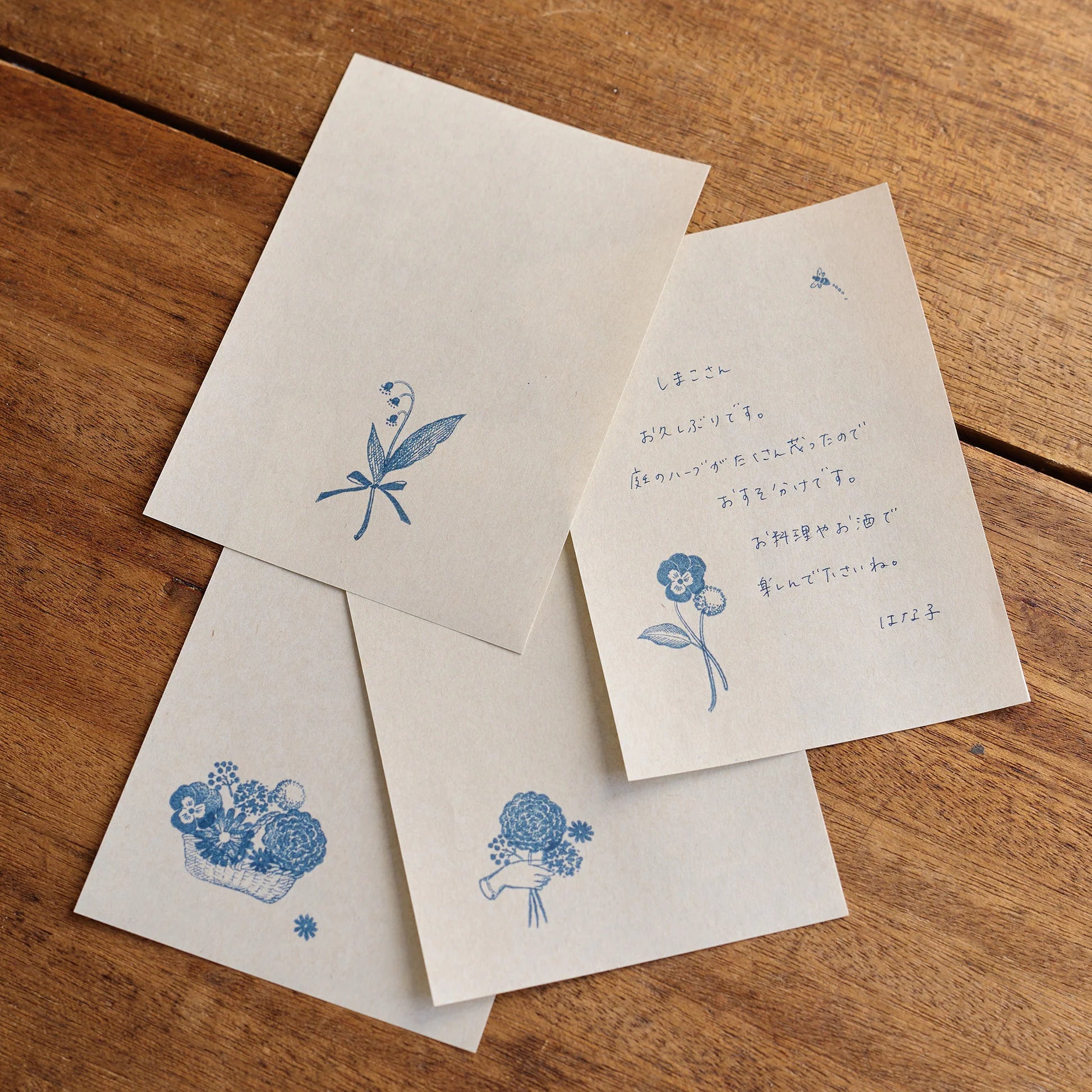MIZUSHIMA x Atelier encle d'encle Jizai Clear Stamp Box Motif Flower
