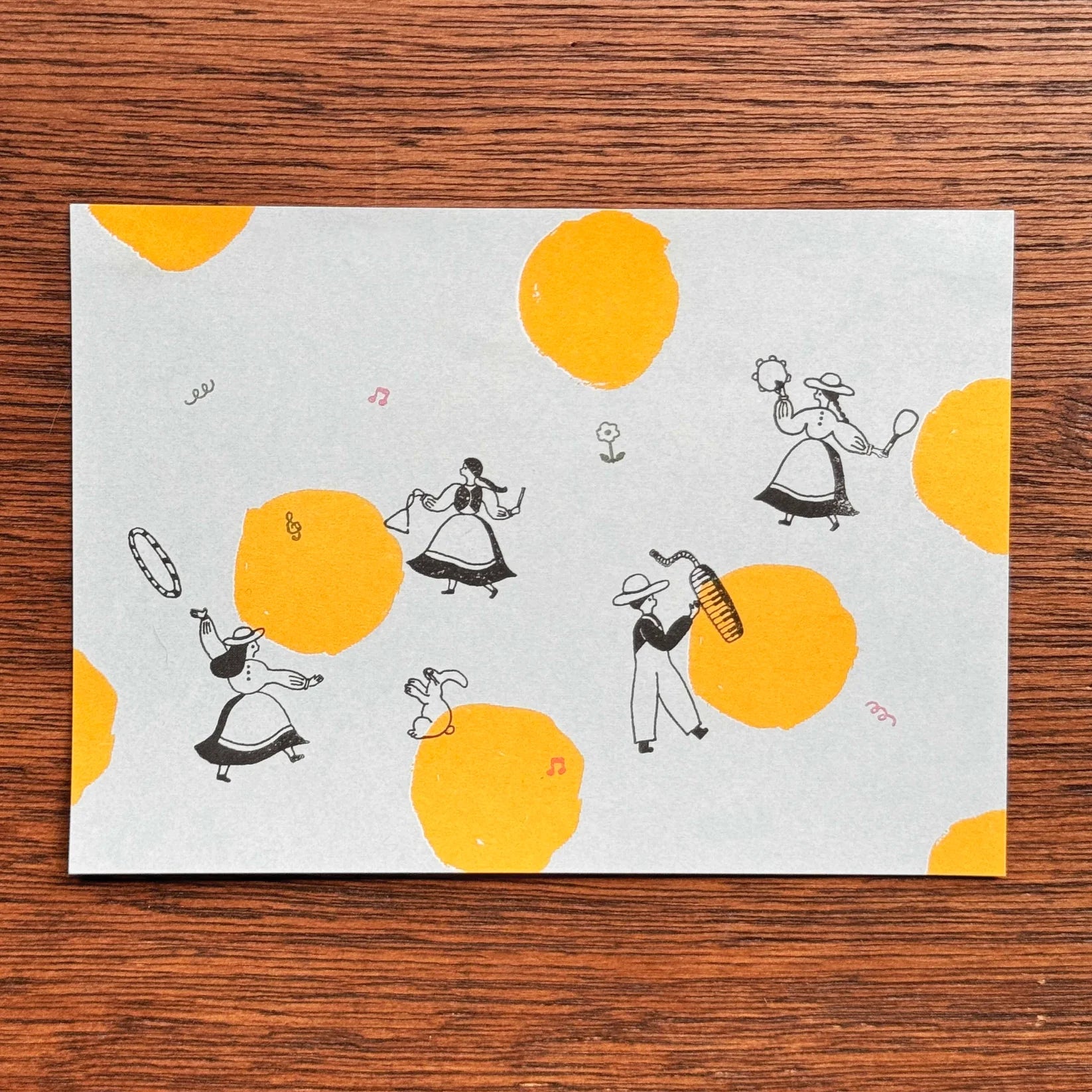 MIZUSHIMA x necktie Jizai Clear Stamp Pocket Let's Dance!