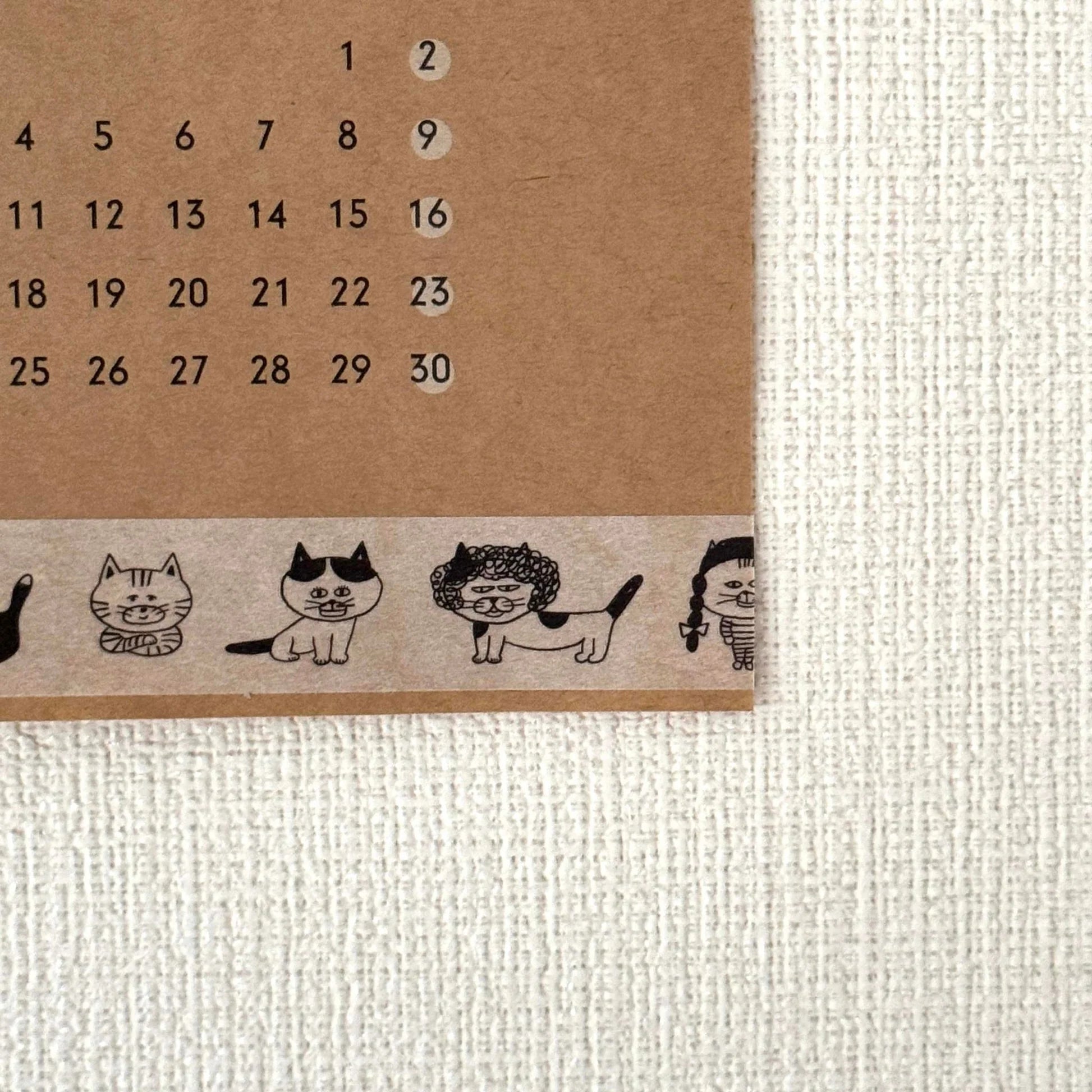 MIZUSHIMA x Shibata Keiko Masking Tape Cats & Wigs