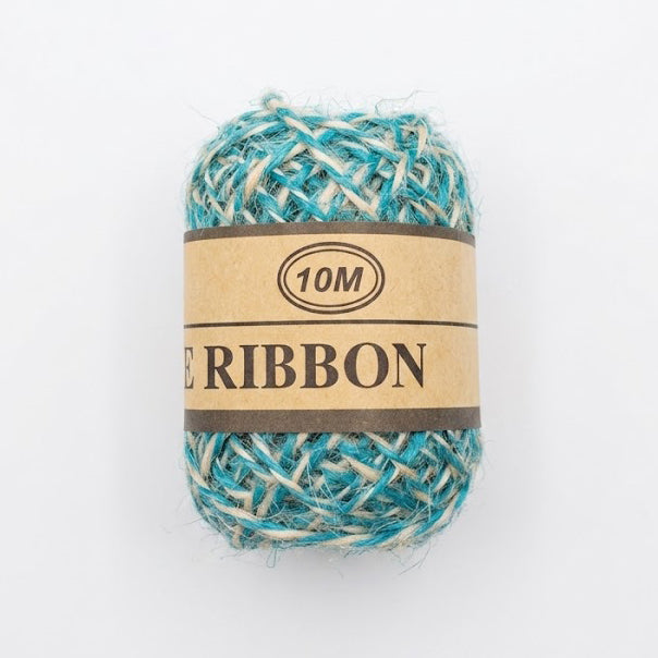 JIPPURI Two-Coloured Hemp Rope 10M Sky Blue