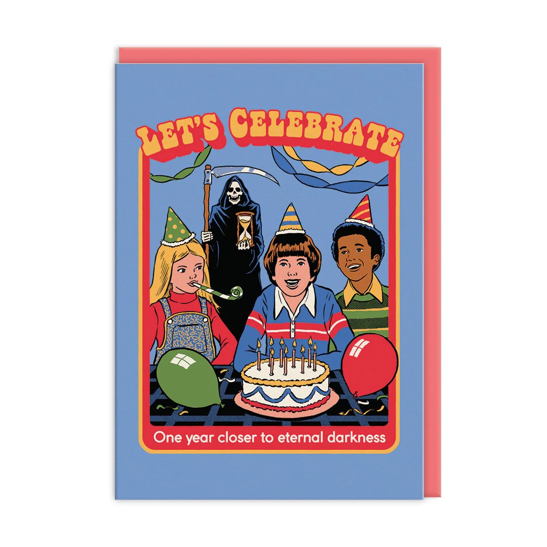 OHH DEER Card Birthday Closer To Eternal Darkness