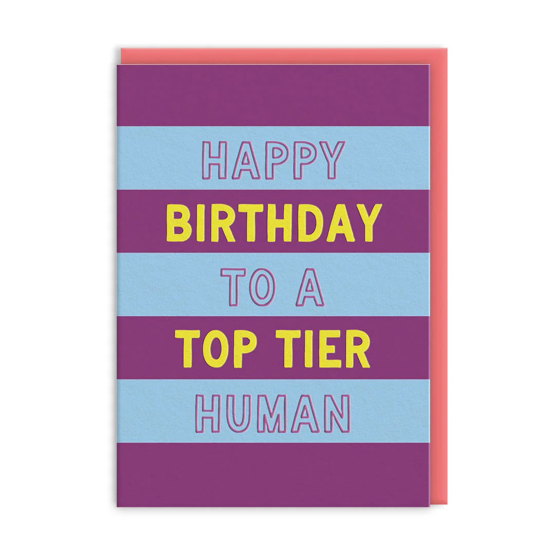 OHH DEER Greeting Card Top Tier Human