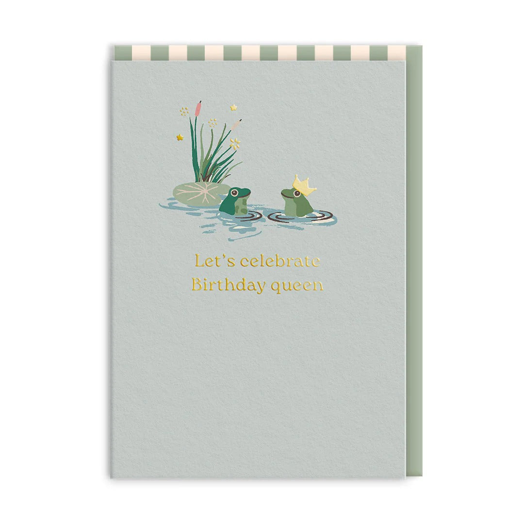 OHH DEER Greeting Card Birthday Queen