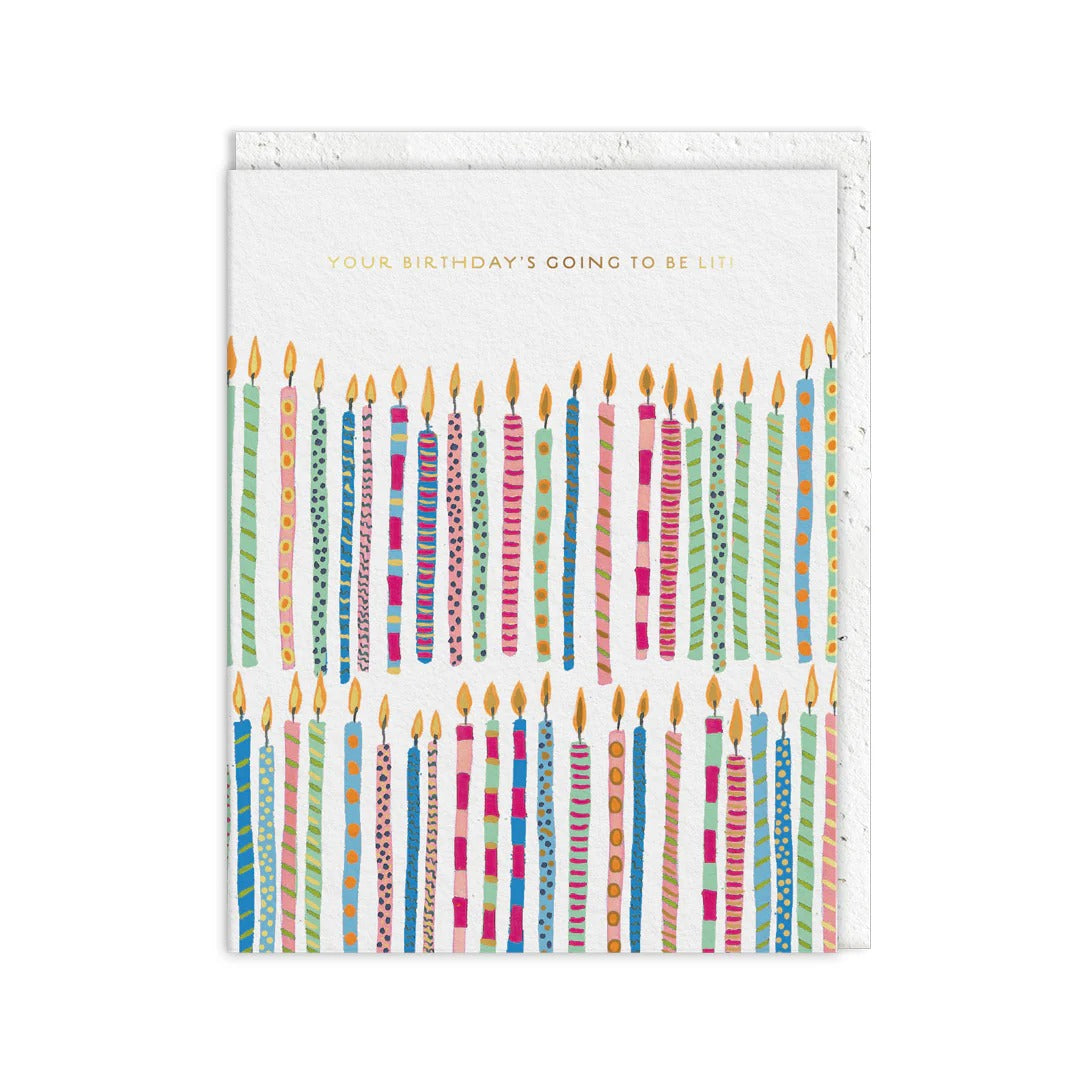 OHH DEER Greeting Card Birthday Candles